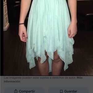 Love Reign Mint Green Casual Kids Dress